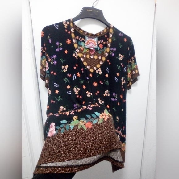 Johnny Was Nani Floral Top Sz XLarge - Picture 3 of 7